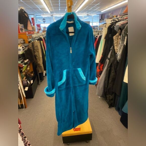 Jasmin Rose small aqua full length robe - Picture 1 of 3